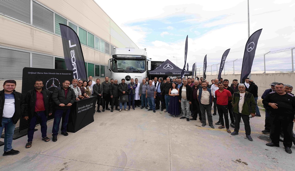 Mercedes-Benz Türk’ün Sağlık Bakım Tırı 6 Etkinlikte 2.775 Şoföre Ulaştı