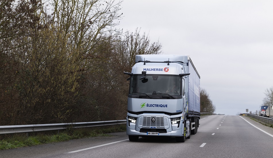 Renault Trucks, Malherbe ile İş Birliği Yaparak Blainville – Bourg-en-Bresse – Lyon Lojistik Koridorunu Elektriklendiriyor