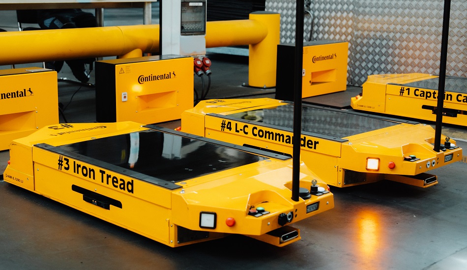 Continental’den Üretim Sürekliliği İçin Akıllı Adım: Otonom Robotlarla Lastik Üretimi Optimizasyonu