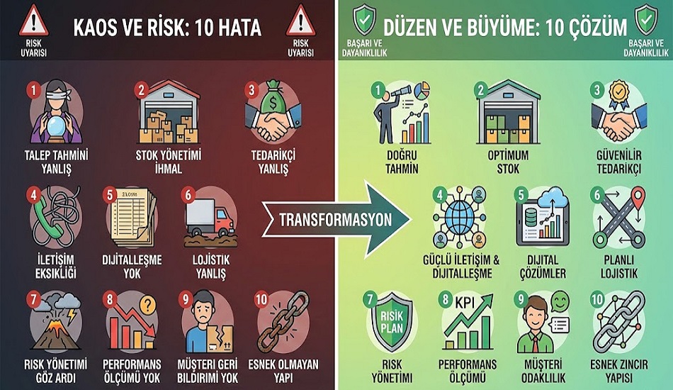 Tedarik Zincirinde En Sık Yapılan 10 Hata