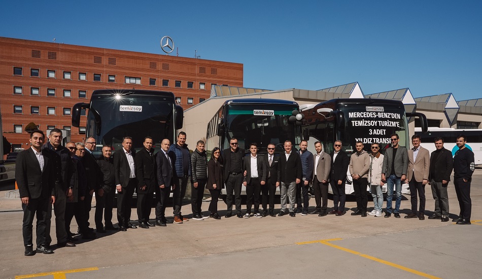 Mercedes-Benz Türk’ten Temizsoy Turizm’e 3 adet Mercedes-Benz Tourismo Otobüs Teslimatı