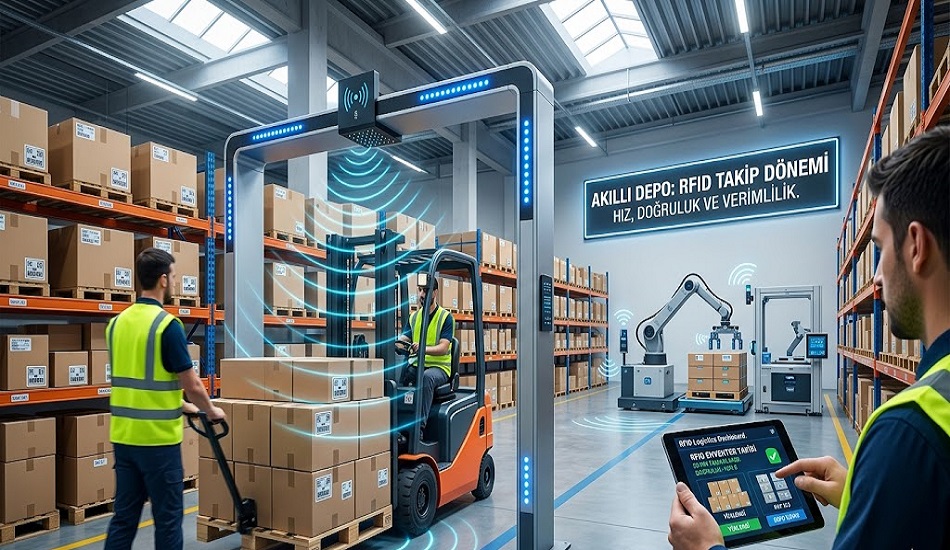 Depolarda RFID Teknolojisi Nasıl Kullanılıyor? Lojistikte Akıllı Takip Dönemi