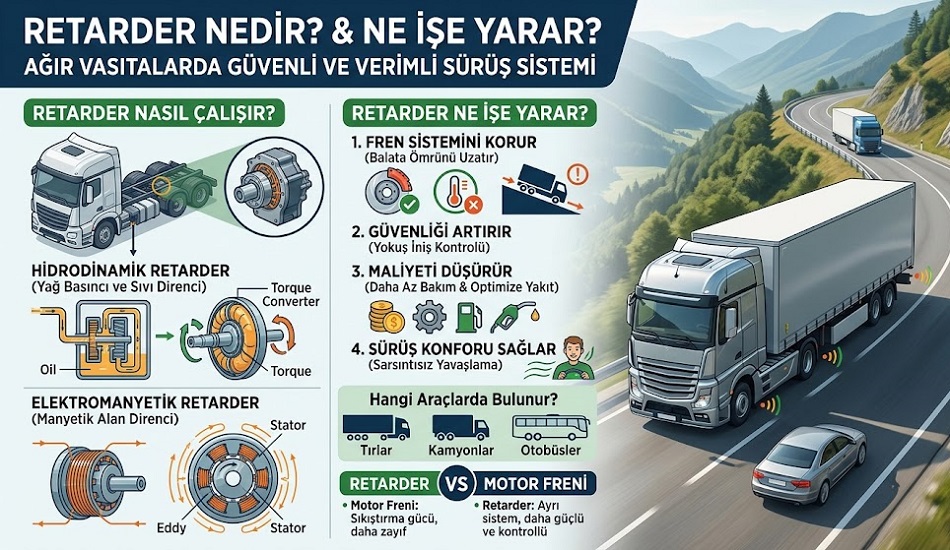 Retarder Nedir? Ağır Vasıtalarda Ne İşe Yarar?