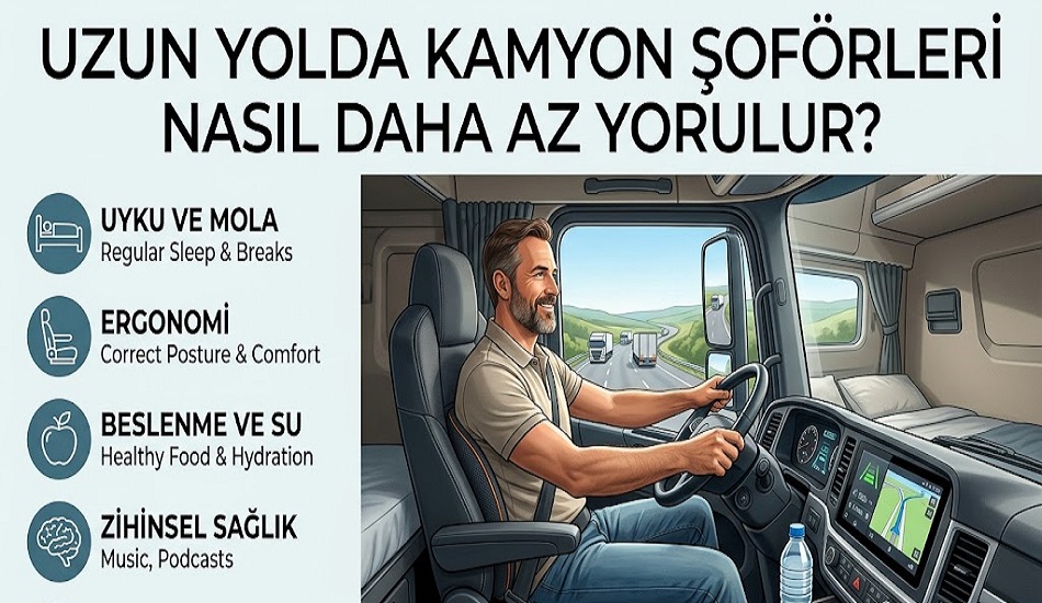 Uzun Yolda Kamyon Şoförleri Nasıl Daha Az Yorulur?