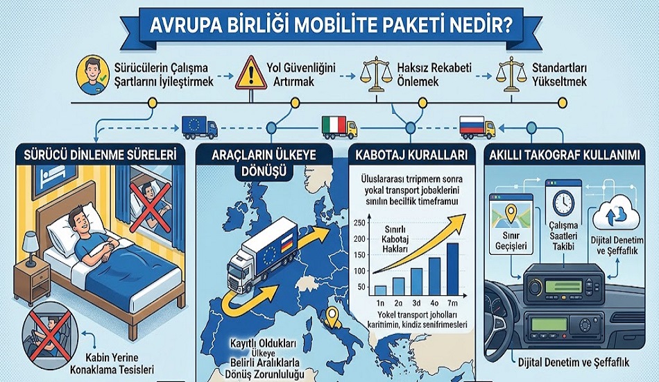 Avrupa Birliği Mobilite Paketi Nedir? Uluslararası Taşımacılığa Etkileri Nelerdir?